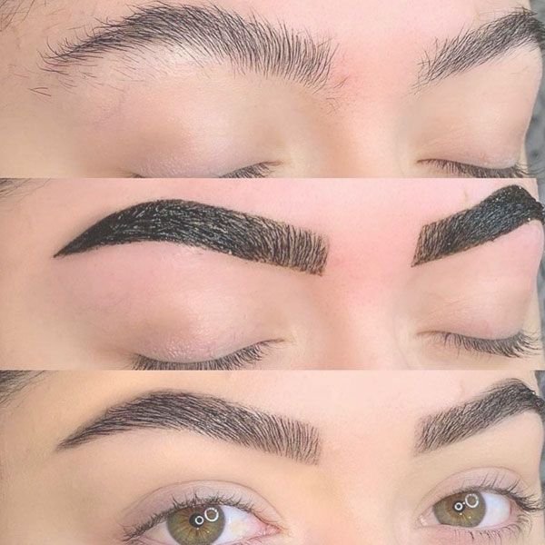Henna brows transformation Dubai